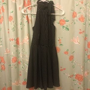 Express High-Neck Tie Dress